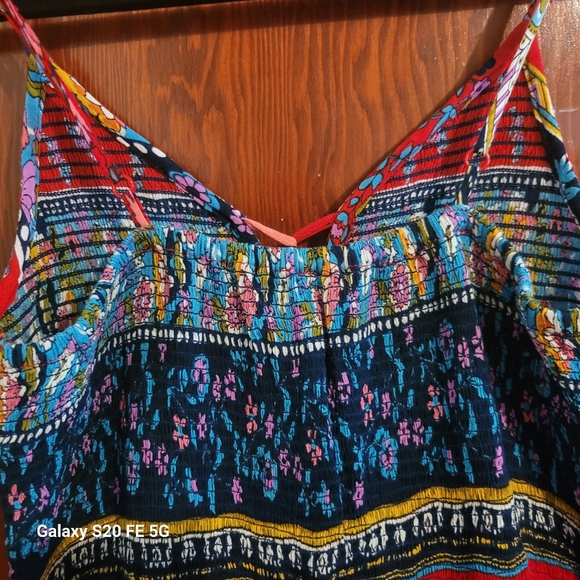 Patrons of Peace Multicolor Boho Tank Top - Picture 5 of 8